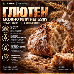 Глютен. Можно или нельзя? (Лекция по физиологии и маркетингу)