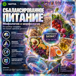 Сбалансированное питание: мифология и морфология