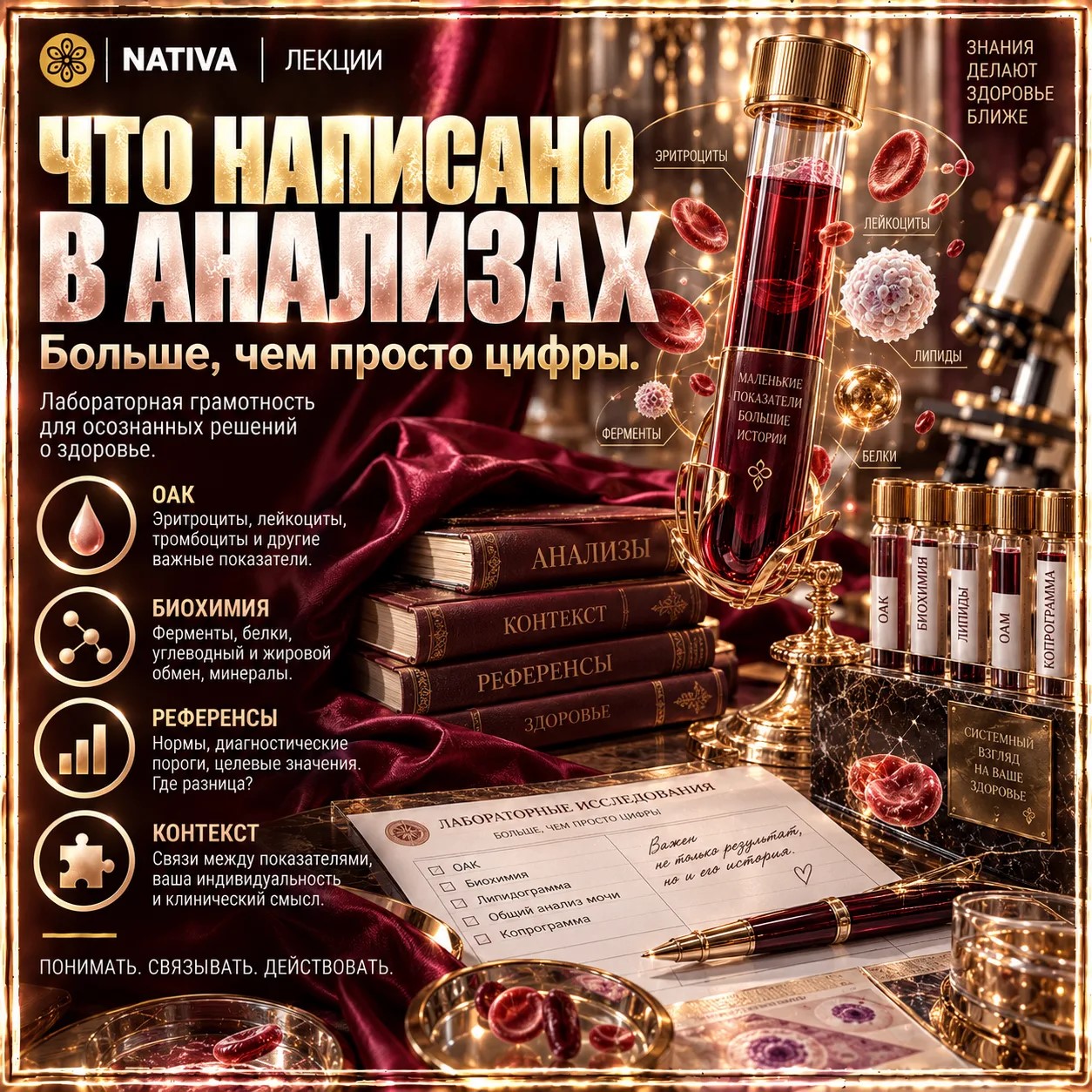 Что написано в анализах